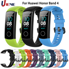 Silicone Watch Band Strap for Huawei Honor Band 4 Standard Version Smart Watchband Wristband Bracelet for Honor band 5 Correa 2024 - buy cheap