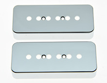 KAISH набор 2 пластиковых хромированных LP мыльных балок для гитары, чехлы для пикапа P90, чехол для LP 2024 - купить недорого