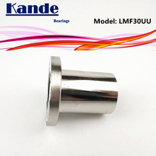 Kande Bearings LMF30 UU  1pc /lot LMF30UU Round Flange Linear Ball Bearing 30mm LMF30 2024 - buy cheap