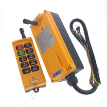 10 Channels 4 Motions 1 Speed Control Hoist Crane Radio Remote Control Sysem Industrial Remote Control HS-10 AC220V 2024 - buy cheap