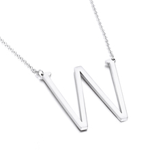 New Arrival Silver Color Necklace for Women 26 Letters Necklace Quality Stainless Steel Necklace Wholesale Utn8047 2024 - buy cheap