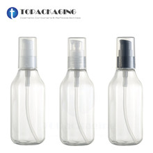 20PCS*100ML Lotion Pump Bottle,Clear Square Plastic Essential Oil Refillable Packing Shower Gel Empty Shampoo Cosmetic Container 2024 - buy cheap