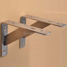2 pics thicken 35*25 stainless steel wall bracket household hardware part kitchen storage support shelf triangle bulkhead stand 2024 - buy cheap