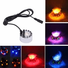 24 V Color Changing Air Humidifier Ultrasonic Mist Maker Fogger Water Fountain Convenient Pond Atomizer 12 LED for Pond or Water 2024 - buy cheap