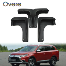 Ohere-guardabarros delantero y trasero para coche, accesorios de guardabarros, protección contra salpicaduras, estilismo para Mitsubishi Outlander 2015, 2016, 2017, 2018 2024 - compra barato