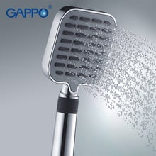 Gappo Top Quality Three Ways Square hand shower heads bathroom accessoriess ABS in chrome Plated water saving shower head G08 2024 - buy cheap