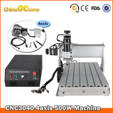 mini router cnc 3040Z-DQ 4axis mini CNC Router Machine with Ball Screw Rotation CNC Engraver Milling Drilling Cutting Machine 2024 - buy cheap