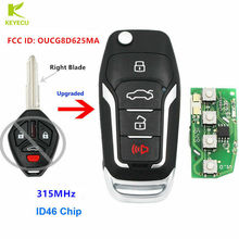 KEYECU Replacement Upgraded Remote Key 315MHZ ID46 Chip for Mitsubishi Eclipse Galant 2007-2012 FCC ID: OUCG8D-625M-A 2024 - buy cheap