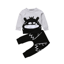 Brand New 2PCS Clothing Set Kids Baby Girl Boy Tops T shirt + Long paw Pants Clothes Outfits Set 0-3 Years 2024 - buy cheap