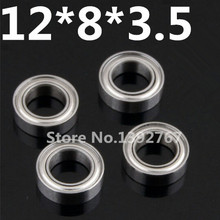 4Pcs HSP 86683 286068A Parts 1/16 Upgrade Axle Ball Bearings 12*8*3.5 For RC Car Truck Buggy Kidking Kingliness Troian HUNTER 2024 - buy cheap