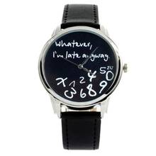 Geneva забавные цифровые наручные часы, женские повседневные часы с буквенным циферблатом, мужские кварцевые часы из искусственной кожи, Relogio Feminino, оптовая продажа # Zer 2024 - купить недорого