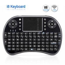 Original i8 Mini Rechargeable Wireless Keyboard 2.4G English Russian Version Air Mouse Touchpad Handheld For Android TV Laptop 2024 - buy cheap