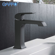 Gappo-torneira de banheiro, preto, deck montado, bronze, pia, torneira, misturador, cachoeira, alça única ga1050 2024 - compre barato