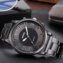 Relógio de pulso masculino de luxo de marca superior de aço inoxidável liga analógica relógio de quartzo erkek kol saati relógio masculino novo 2024 - compre barato