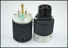 Hifi 5 пар Hifi audio Hifi HBL8215C Вилка питания стандарта США & IEC соединитель 2024 - купить недорого