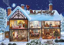 ONEROOM Embroidery Cross Stitch Kits Needlework Christmas Cottage Scenery Snowy day 14CT Counted Unprinted DMC DIY Arts 2024 - buy cheap