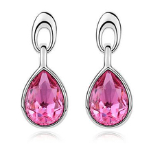 Fashion Design Crystals From Swarovski Water Drop Dangle Earrings For Women Party Engagement Wedding Jewelry Gifts Accessory 2024 - buy cheap