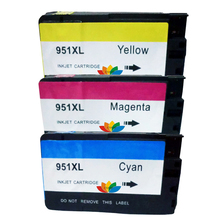 3PK Compatible Color Ink Cartridge for HP 951 951XL Officejet Pro 8600 8600e 8660 8620 8630 8610 251dw 276dw 8610 8615 8625 2024 - buy cheap
