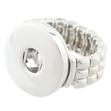 JaynaLee Adjustable Ginger Snap  Ring fit 18mm or 20mm Ginger Snaps for women Men gift GJR8008 2024 - buy cheap