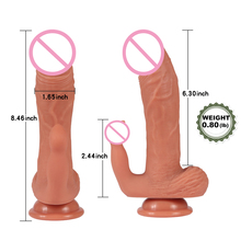 Silicone Double Layers Realistic Dildo Flexible Penis With Suction Cup Dildos Cock Adult Sex Toys For Women Female Masturbation 2024 - buy cheap
