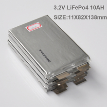 Аккумуляторная батарея LiFePO4, 6-8 шт., 3,2 в, литий-полимерная ячейка для 12 В, 10 А, электроконвертор для электронного велосипеда, лампа на солнечной батарее, HID, BZ 2024 - купить недорого
