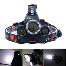 4 Mode LED headlamp CREE XML T6 5000 lumens waterproof headlight lamp adjust head light with taillights for camping/hunting DF11 2024 - buy cheap