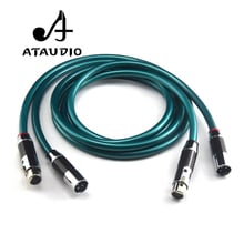 ATAUDIO 1 Pair Hifi XLR Cable Pure OCC Audio Cable With Top Grade Carbon fiber XLR Plug 2024 - buy cheap