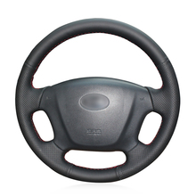 DIY Black Micro Fiber Leather Car Steering Wheel Cover for Carens 2007-2011 Rondo 2007-2010 Hyundai Entourage 2007-2008 2024 - buy cheap