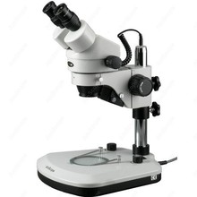 LED Binocular Stereo Zoom Microscope--AmScope Supplies New LED Binocular Stereo Zoom Microscope 7X-45X SM-1B-PL 2024 - buy cheap