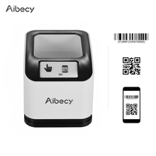 Aibecy-escáner de código de barras, lector de código de barras de escritorio, imagen CMOS, USB, pantalla omnidireccional, 1D/2D/QR, 2200 2024 - compra barato