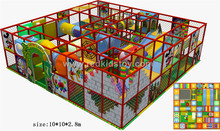 Большой Крытый игровой набор CE сертифицированная крытая игровая площадка прямая фабрика Parque De Juegos Infantil HZ-50127a 2024 - купить недорого