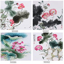 DIY Unfinished 100% Mulberry Silk Suzhou Embroidery Patterns Sets Handmade Needlework Kits ,Lotus 2024 - buy cheap