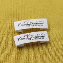 Etiquetas de costura personalizadas, etiquetas feitas à mão, etiquetas personalizadas do nome das crianças, etiquetas de fita de algodão, etiquetas de logotipo (md007) 2024 - compre barato