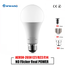 New B22 LED Light Bulb E27 E14 220V 240V 15W 12W 9W 7W 5W Lampada Cold White Warm White LED Lamp For Living Room Bedroom Kitchen 2024 - buy cheap