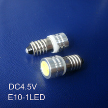 Alta calidad DC4.5V E10 Luz de instrumentos Led y luz de advertencia Led de E10 luz indicadora de Led de E10 bombilla Led envío gratis 50 unids/lote 2024 - compra barato