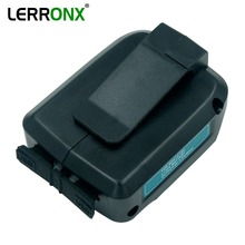 LERRONX-cargador de batería recargable de litio para Makita LXT Series ADP05, Adaptador convertidor de corriente inalámbrico, puerto USB, 14,4 V, 18V, nuevo 2024 - compra barato
