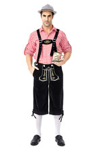 Fábrica oem halloween oktoberfest trajes para homens cosplay bávaro alemão cerveja festival traje 2024 - compre barato