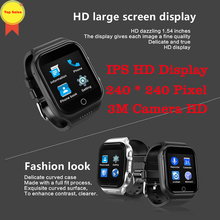 Android 5.1 WIFI Smart Watch Phone MTK6580 quad core 1GB 16GB 1.54 inch HD IPS Screen 0.3MP camera GPS Smart Watch pk KW98 x100 2024 - buy cheap