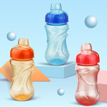Botella de beber a prueba de fugas para bebé, vaso de entrenamiento de Gel de sílice, vaso de leche de pico de pato, M09, 280ml 2024 - compra barato