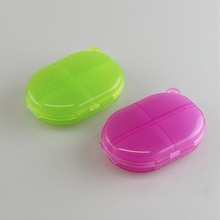 high quality 5 double jewelry small portable box oval shaped pills plastic chip container for food makeup storage drawers 2024 - buy cheap