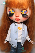 1PCS Blyth Doll Clothes Casual baseball uniform, jeans for Blyth , Azone, obitsu, FR 1/6 doll 2024 - buy cheap