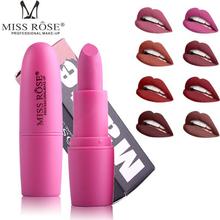 12 Colors Waterproof Velvet Black Lipstick Kiss Proof Lipstick Matte Tint Rouge Cosmetics Make Up Nude lip stick 2024 - buy cheap