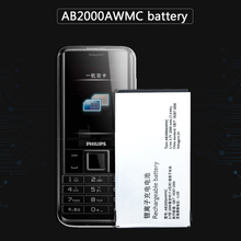 KiKiss Battery AB2000AWMC AB2000FWML AB2000JWML AB1700AWML For PHILIPS Xenium X501 X513 X523 X130/Xenium S337 CTS337/Xenium S388 2024 - buy cheap