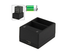 Wljiayang carregador de bateria dupla, carregador usb poderoso para gopro hero 3 3 + câmera 2024 - compre barato