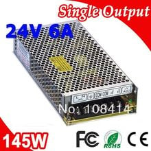 S-145-24 LED Switching Power Supply Transformer 145W 24V DC 6A Output 2024 - купить недорого