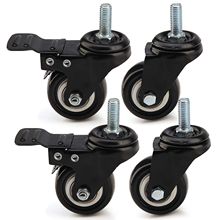 4 x Heavy Duty 50mm PU Swivel Castor Wheels Trolley Furniture Caster 2024 - buy cheap