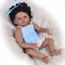 Bonecas reborn bebê, 55cm, corpo de silicone, corpo de algodão, adorável, presente de aniversário, princesa 2024 - compre barato
