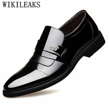 Clássico sapatos de couro masculino sapatos de couro sapatos de oxford para homem sapatos de couro masculino 2024 - compre barato