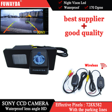 FUWAYDA-espejo retrovisor inalámbrico para SONY CCD, imagen del coche con guía/línea de ayuda, cámara para Rexton Ssangyong Kyron 2024 - compra barato