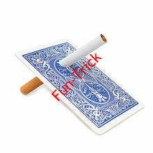 Free Shipping Cigarette Penetration Card - Magic Trick , Close Up Magic 2024 - buy cheap